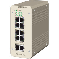 PSI-1010G-24V Booster PoE Switch mit 2x GbE und 8x PoE Ports von Westermo Illustration