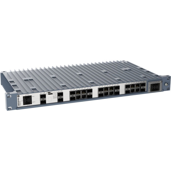 RedFox-5728-E-F16G-T12G-HVHV 19 Zoll Ethernet Switch für Trafostationen und Umspannwerke von Westermo
