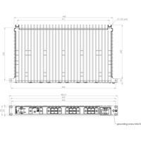 RedFox-5728-E-F16G-T12G-LVLV Layer 3 Managed 28-Port Switch von Westermo Zeichnung