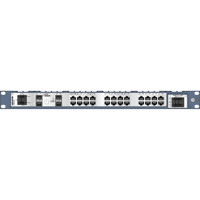 RedFox-5728-E-F4G-T24G-LV IEC 61850-3 Industrie Switch mit 24x Ethernet und 4x SFP Anschlüssen von Westermo Illustration Ports