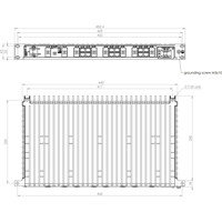 RedFox-5728-F16G-T12G-LV 19 Zoll Layer 2 Managed Industrie Switch von Westermo Zeichnung