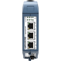 SandCat-3505-F1G-T4G-LV Westermo Unmanaged 5-Port Industrie Switch von vorne