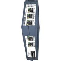 SandCat-3505-T5G-LV Unmanaged Industrie Switch von Westermo Illustration von unten Illustration des SandCat-3505-T5G-LV Westermo Unmanaged Industrie Switch von unten