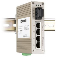 SDI-541-SM-SC30 industrieller Unmanaged Fast Ethernet Switch mit 4x RJ45 Ports und einem Single-Mode SC Glasfaser Anschluss von Westermo