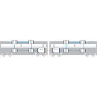 Viper-002-PL EN 50155 Powerline Ethernet Bridge von Westermo Anwendungsbeispiel