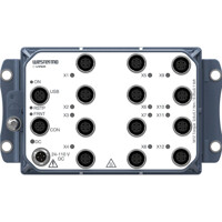 Viper-3512-T12-PPC Managed EN 50155 Routing Switch von Westermo Front Front des Viper-3512-T12-PPC Managed EN 50155 Routing Switch von Westermo