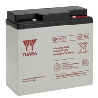 NP17-12 von Yuasa ist eine Blei-Säure USV Ersatzbatterie mit 17AH Kapazität und 12V.