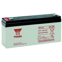 NP2.8-6 von Yuasa ist eine Blei-Säure USV Batterie mit 2.8AH Kapazität und 6V.