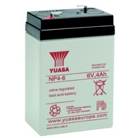 NP4-6 von Yuasa ist eine Blei-Säure USV Batterie mit 4AH Kapazität und 6V.