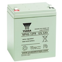 NPH5-12 von Yuasa ist USV Blei-Säure Ersatzbatterie mit 5AH Kapazität und 12V.