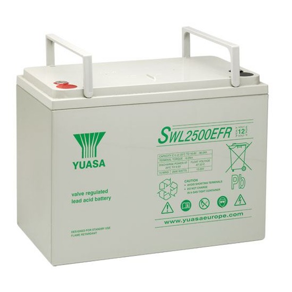 Die SWL Serie von Yuasa sindventilgesteuerte Blei-Säure Batterien mit 10-12 Jahren Lebensdauer.