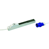 LZ-321 - ZPAS Steckerleiste mit 6 IEC C19 Buchsen LZ-321 einphasige Steckdosenleiste von ZPAS mit 6 IEC C19 Buchsen und Leitungsschutzschalter.