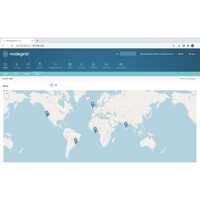 Weltkarte der Nodegrid Manager Netzwerk-Management-Software von ZPE Systems