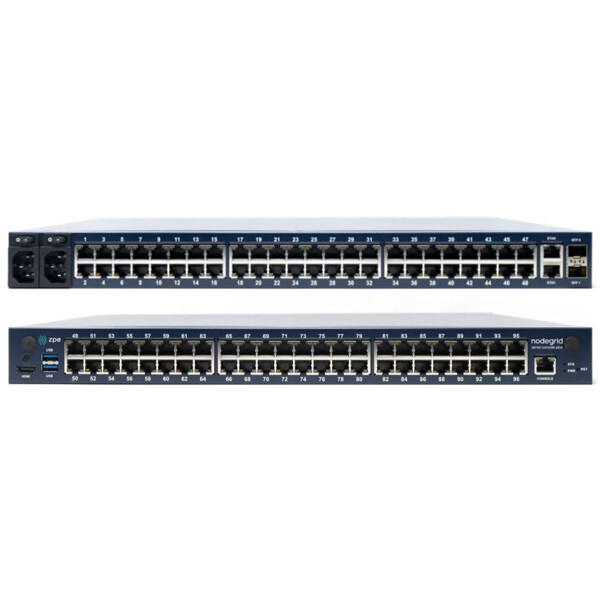 Nodegrid Serial Console Plus ZPE Systems serieller Konsolenserver mit 96x RS-232 (RJ45) Anschl&uuml;ssen 