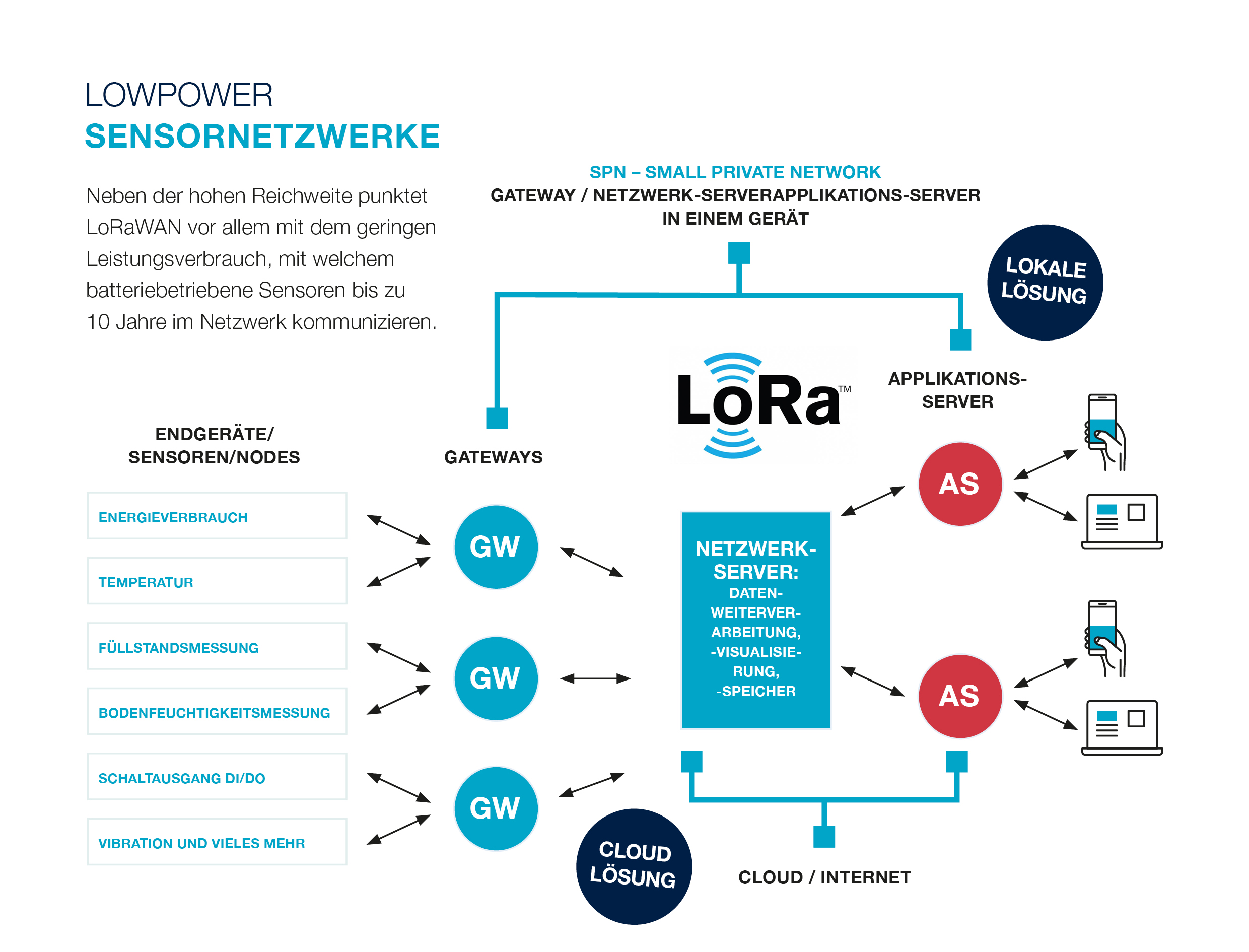 LoRaWAN Infografik