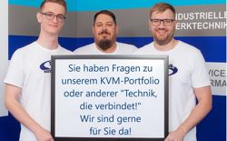 Bell-Up-to-Date KVM - Mit v.l.n.r Mario Diesner, Franz Weber und Stefan Breiteneder steht Ihnen für alle Fragen ein erfahrenes und kompetentes Team zur Verfügung. Wir freuen uns auf Ihren Anruf.