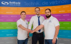 Markus Schuh, Geschäftsführer Günther Lugauer und Christoph Gattinger freuen sich, den Energiemanagement-Kreislauf ins Rollen gebracht zu haben.