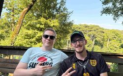 Kletterpark geschafft, jetzt ist mal eine Pause angesagt, bevor es weitergeht.