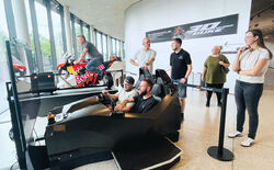 Der Driving-Simulator in der KTM Motohall