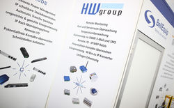 HW group Wandbeschriftung am BellEquip Messestand