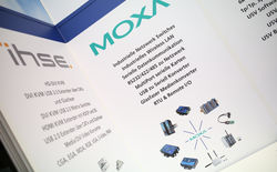 Moxa Wandbeschriftung am BellEquip Messestand auf der Smart Automation 2015