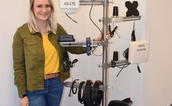 BellEquip Power-Days 2019 - Ihre Antennen im wahrsten Sinne des Wortes ausgefahren, hat Jacqueline Miniböck. Die Antennen vom Hersteller Panorama Antennas sind erstmalig auch Schwerpunkt beim BellEquip Messeauftritt.