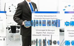 BellEquip SMART Automation 2017 - Natürlich überwiegt bei der SMART der Besucheranteil aus dem industriellen Umfeld, womit Helmut Haider mit seinem Bereich Industrielle Netzwerktechnik besonders gefordert wurde.