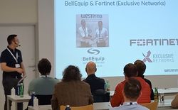 Im Zuge der Begrüßung präsentierte Andreas Hinterschweiger auch dei seit Anfang 2022 bestehende Vertriebspartnerschaft mit BellEquip, die vor allem auch ein kleines Westermo Lager in Österreich bietet.