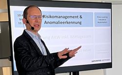 Wie man mit der IT-Sicherheitslösung IRMA Cyberrisiken einfach erkennen und die Industrial-IT visualisieren kann, präsentierte Klaus Lussnig von Industrial Automation GmbH mit seinem Vortrag "Risikomanagement & Anomalieerkennung".