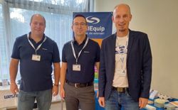 Das Westermo SolutionDays-Organisationsteam Erwin Lasinger und Andresas Hinterschweiger wurden vom BellEquip Marketing Christian Löschenbrand unterstützt